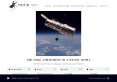 Radio nunc - Web radio indépendante de création sonore